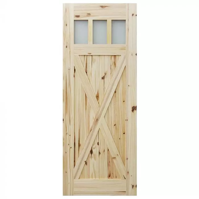 Barn Door - Z-Brace - Knotty Pine - 28 x 84