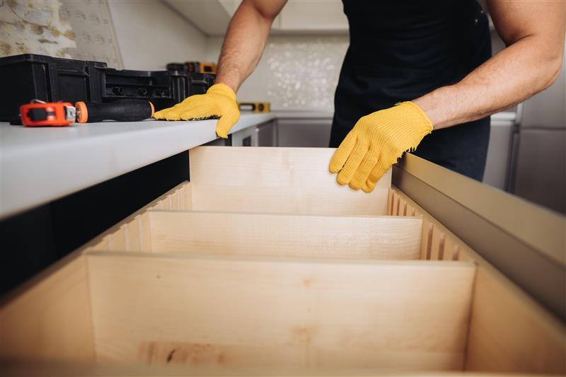 installing unfinished oak cabinets